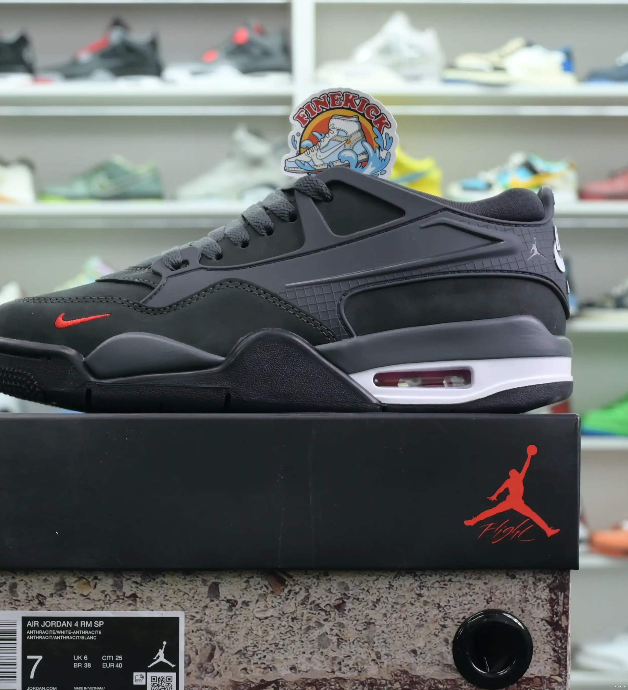 Nigel Jordan RM Sylvester Air SP 4 Jordan x “Anthracite” 0426